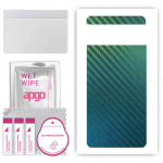 apgo Protective Skin Sticker for the back compatible with Google Pixel 6, Wrap Film, Foil, Vinyl - Pattern Carbon Chameleon CAKA1