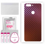 apgo skin sticker film foil vinyl for the BACK compatible with Lenovo K5 play, scratch-resistant, easy to install - Carbon Chameleon CAKA5