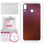 apgo skin sticker film foil vinyl for the BACK compatible with Lenovo Z5, scratch-resistant, easy to install - Carbon Chameleon CAKA5
