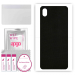 apgo Protective Skin Sticker for the back compatible with Samsung Galaxy A3 Core, Wrap Film, Foil, Vinyl - Pattern Matrix