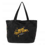 Tikandid kandekott Suure mahutavusega Crossbody kott Messenger kott Student Denim &otilde;lakott must