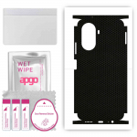 apgo Protective Skin Sticker for the back+sides compatible with Huawei Nova Y70, Full Wrap Film, Foil, Vinyl - Pattern Matrix