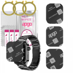 3x apgo MATTE h&uuml;briidne kaitseklaas, mis &uuml;hildub Noise Chrome Luxury'iga, paindlik nanoklaas, suurep&auml;rane asendus karastatud klaasile, kriimustuskindel