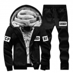 Spordidressi fliisist kapuutsiga jope + p&uuml;ksid dressipluusid komplektid kapuutsid &uuml;likond mantel Spordiriided s&uuml;gistalv soe pullover XL