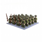 24tk Military Building Doll Troop Square Scene Lastele m&otilde;eldud m&auml;nguasjade komplekt