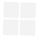 4x Hoki Kaitsmekate J&auml;&auml;plaat 25cmx25cm Sile Pind Siseruumides V&auml;ljas Kodu Rulluisutamine Palli