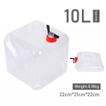 10/15/20L kokkupandav veekott v&auml;ljas sport telkimine matkamine reisi veehoidla konteiner kaasaskantav elluj&auml;&auml;misvee &auml;mbri pudel 10L