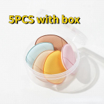 5-10 tk Mini Size Makeup Sponge Concealer Foundation Puff Air Cosmetic Cushion Sponge Finger Makeup Wet Dry BB Cream Applikator