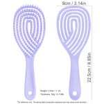 Peanaha massaažikammid &Otilde;&otilde;nes juuksehari Juuksekujundus Detangler Kiire f&ouml;&ouml;niga kuivatamine lahtistav t&ouml;&ouml;riist M&auml;rjad kuivad lokkis juuksed