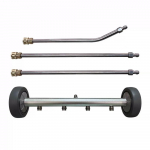 16-tolline survepesuri p&otilde;hjaaluse puhasti, p&otilde;hjaaluse pihusti 4 d&uuml;&uuml;siga, 4000 PSI auto tumehall v&auml;rv