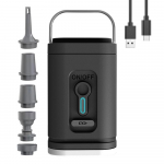 Juhtmeta &otilde;hupump Kaasaskantav elektriline &otilde;hukompressori t&auml;ite- ja t&uuml;hjenduspump 5 d&uuml;&uuml;siga LED-iga must