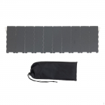 Telkimispliit Tuulekaitse Kokkupandav Tuuleklaas 10 Plaadiga Kompaktne Tuulekaitse Pliit must