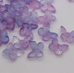 Loominguline klaas stereoskoopiline 50 tk 11 mm ehete valmistamise ripatsi gradientv&auml;rviga k&auml;sitsi valmistatud materjal lahtine helmestega liblikas 6