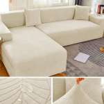 Paksemad veekindlad žakaarv&auml;rvi diivanikatted elastsed nurgad 1/2/3/4 istmed Tahke diivanikate L kujuga diivanikate kaitsekatted 3 SEAT (190-230CM)