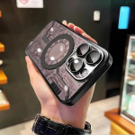 Moodne magnetiline juhtmevaba laadija Magsafe'i &uuml;mbrisele iPhone 15 13 Plus 12 11 14 Pro Max Plating telefoni &uuml;mbris P&otilde;rutuskindel pehme iPhone 15 Pro Max must