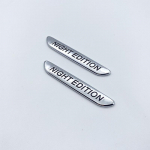 3D Letters V250d V300d NIGHT EDITION ABS embleem Mercedes Benz V klassi W447 auto poritiiba m&auml;rgi pagasiruumi nimesilt logo kleebis NIGHT EDITION 2pcs-black