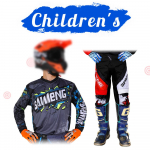 motokrossi k&auml;igukomplekt lastele 20 22 24 26 28 v&otilde;idus&otilde;idu&uuml;likond MX MOTO kampsun ja p&uuml;ksikomplektid Noorte lapsed poiss t&uuml;druk Mootorratas BMX maastikujalgratas Combo XXL-28