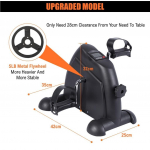 2-&uuml;hes pedaalidega treeningseade jalgratas kaasaskantav treeningratas multifunktsionaalne jooksulint jalgratas elektroonilise LCD-ekraaniga Upgraded