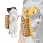 Armas kassiskulptuur rippuvatele istutusmasinatele &ndash; veider aiakaunistus Orange Cat