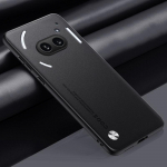 Luksuslik PU nahast &uuml;mbris mittemillegi jaoks Telefon 2A Phone2A tagakaas matt TPU silikoonist p&otilde;rutuskindel t&auml;ielik kaitse telefoni&uuml;mbris Coque Nothing Phone 2A must