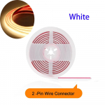 IP68 veekindel COB LED neoonriba valgusti 5m 10m 15m 20m 0,5m 24V 320LED painduv lint silikoon toru lambi vooder valgustus RA90 (2 Pin Wire) L=11M valge