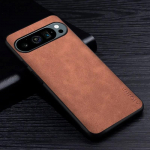 Premium PU-nahast telefoni&uuml;mbris Google Pixel 9 Pro Pro XL kriimustuskindel kate Google Pixel 9 Pro Case Funda jaoks Pixel 9 Pro pruun