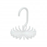 20 konksuga kaelasidemed salli korraldaja 360 kraadi p&ouml;&ouml;rleva lipsuraami raami lipsu riidehoidjad valge