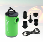 Juhtmeta &otilde;hupump Kaasaskantav elektriline &otilde;hukompressori t&auml;ite- ja t&uuml;hjenduspump 5 d&uuml;&uuml;si ja LED-iga roheline