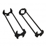 Valamuv&otilde;tmete komplekt Universaalne nelja k&uuml;&uuml;nega kuuskantv&otilde;ti K&otilde;rge tugevusega roostevaba stabiilne deformatsioonivaba k&ouml;&ouml;k Vannituba valamu all Torulukksepa mutriv&otilde;ti