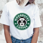 Sailor Moon T-s&auml;rk naiste naiste top Ts&auml;rk Naljakas Ulzzang Tees Harajuku r&otilde;ivaste graafika korea jaoks L valge