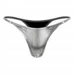 Naiste metallist G-String stringid Madala k&otilde;rgusega mikrop&uuml;ksid Seksikas pesu aluspesu L must/h&otilde;be