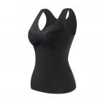 Talvine naiste termovest koos rinnapatjadega &Otilde;mblusteta sametist kiire temperatuuriga lukustus V kaelaga, &otilde;hukese sobivusega elastne varrukateta sisemine kulumiskindel paak L