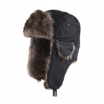 Unisex talvem&uuml;ts paksendatud sametvoodriga k&otilde;rvakaitse Fuzzy Windoroof pandlaga hall