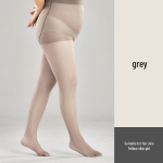 Suures suuruses &uuml;li&otilde;hukesed mustad sukkp&uuml;ksid suveks &ndash; kinnij&auml;&auml;misvastane ja libisemisvastane jalg kurvilistele naistele L hall