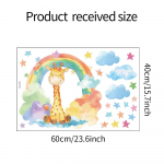 Multifilm Kaelkirjak Vikerkaaret&auml;hed Pilv Lastetuba Kodu kaunistamise seinakleebis 40*60CM/fun-e72