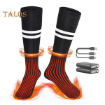 1 paar soojendusega sokke Laetav APP Kaugjuhtimispult Meeste Naiste Elektrisokid Pestavad Talvised &Otilde;ues Suusatavad Matkad Matkasoojendussokid A