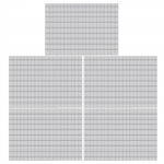 5 tk Lillepoti augu v&otilde;rk, ruudukujuline bonsai v&otilde;rgust drenaažiekraanid taime p&otilde;hja lillepoti tihend v&otilde;rgusilma padja augu v&otilde;rk hall