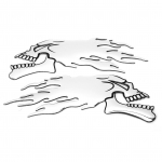 2 TK K&uuml;tusepaagi Kleebis 3D Universaalne Leegi Kolju Kleebis Dekoratsioonid Mootorratta jaoks Silver