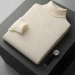 Meeste ka&scaron;miirkampsun Qinghe ka&scaron;miir 30% ka&scaron;miir 70% vill Meeste s&uuml;gis- ja talvine ka&scaron;miirpullover pehme ja soe M valge
