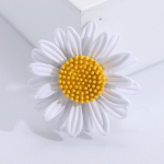 Loov, Stiilne Ja Lihtne V&auml;ike Karikakram&auml;rk, Trendikas Temperament, Kollane P&auml;evalille Kraen&otilde;el, Valguskindel N&otilde;el