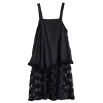 Xitao Lace Patchwork Spagetti rihmaga kleidid GYX1002 One Size must