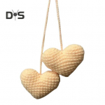 Heegeldatud S&uuml;dame Ripats Topelts&uuml;damed Riputatav Kaunistus Armastuse S&uuml;dame Ripats N&ouml;&ouml;r Auto Peeglile Kardinatele Kottidele V&otilde;tmehoidjatele punane