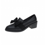 Uued s&uuml;gisesed slip-on keskmise kontsaga kingad Terava ninaga Ruudukujulise kontsaga Naiste kingad &Uuml;hev&auml;rvilised Liblikas&otilde;lmega Platvormkingad Mood 35