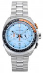 Bulova Racer Kronograaf Roostevabast Terasest Sinise Kettaga Kvarts 98B432 100M Meeste K&auml;ekell sinine