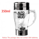 Automaatne segamiskruus Roostevaba teras L&auml;bipaistev Piima Kohvi Pulbri Segamise Tass Kaasaskantav Elektriline Mikser Tassid K&auml;epidemega. 400ml without handle