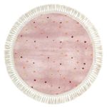 Masinpestav narmastega vaip, &uuml;mmargune armas koomiksitegelase vikerkaar, laste magamistoa kohev vaip, kodu kaunistus, loovus, ei kortsu Diameter100cm