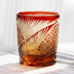 K&auml;sit&ouml;&ouml; Jaapani stiilis Edo Kiriko viskiklaas tumbler v&auml;rvilised k&auml;sitsi l&otilde;igatud klaasid v&auml;rvilise varjundiga old fashioned klaasid 240ml