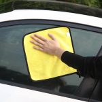 Imav autopesula ja klaasist r&auml;tik &ndash; suur, pehme, kriimudeta 30*30cm, one piece hall v&auml;rv/kollane