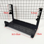 Puurimist ei vaja pikendada laua all kaablihaldus Metallist kaablialus laua all koos klambriga, sisset&otilde;mmatava vooluriba juhtmehoidikuga must