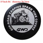 14 15 16 17 4WD 4x4 PVC Nahast tagavararatta rehvi katte kott kott Protector autorehvid 14 tolli Jeep Hummeri jaoks